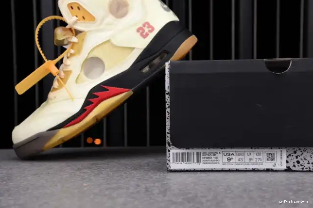 OFF-WHITE DH8565-100 Retro 5 Sail Jordan 0704